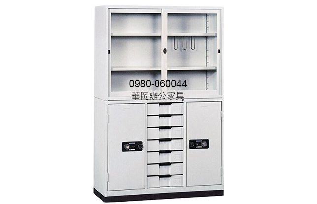 4x6尺上玻下中七屜(不含底座)