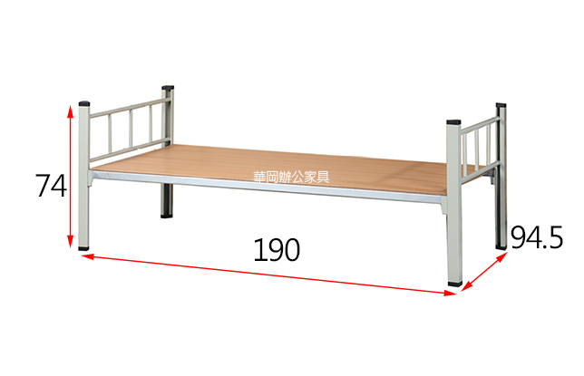 50角管單層鐵床3X6尺